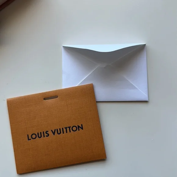 Louis Vuitton EMPTY Gift Set: Box, Envelope, Card, and Ribbon - Picture 8 of 9